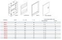 GABINETE DE EMPOTRAR 452X453X85 60 MOD.