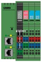 Inline, Acoplador de bus, Modbus/TCP(UDP), Hembra RJ45, Entradas digitales: 8, 24 V DC, técnica de conexión: 3 conductores, Salidas digitales: 4, 24 V DC, 500 mA, técnica de conexión: 3 conductores, velocidad de transmisión en el bus local: 500 kBit/s / 2