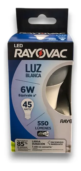 LED 6W 550lm 220-240V Luz Blanca