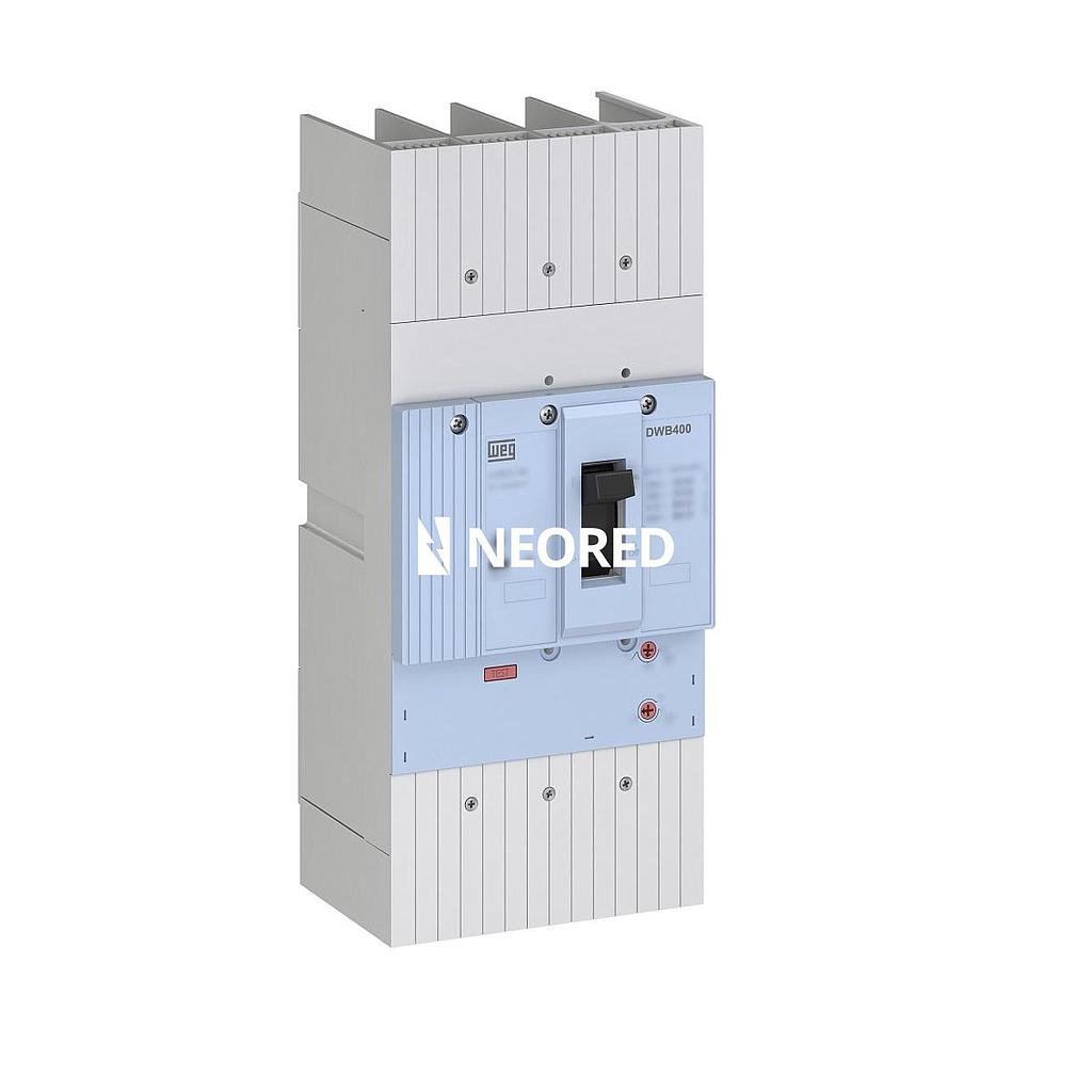 Interruptor en Caja Moldeada DWB Tetrapolar Capacidad de Ruptura N - Térmico Reg: 250-320A - Icu 35kA (380Vca) - DWB400N320-4DA