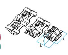 Conector Para Derivaciones Sección 0,25 - 0,75 mm². Modelo E1 LCT