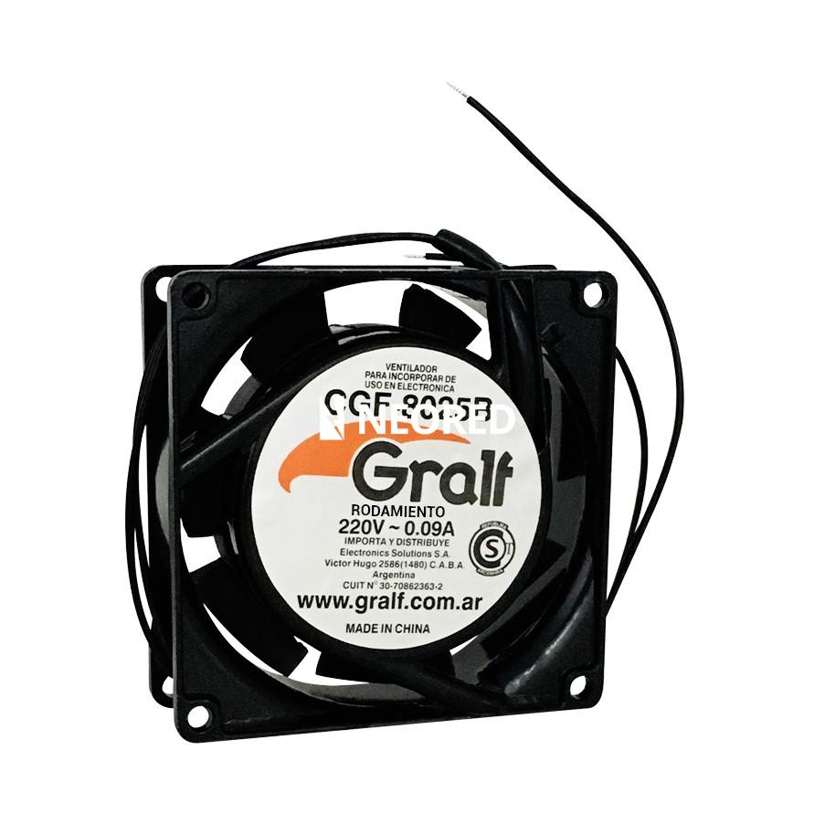 MEDIDAS: 80X80X25MM
PULGADAS: 3
TIPO: RULEMAN
ALIMENTACION:  220V-0.12A
RPM: 2200
FLUJO: 16