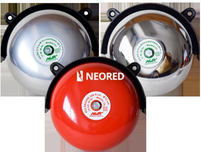 CAMPANA DE ALARMA ø 15 cm 220/12 volts CA Con TRF incluido