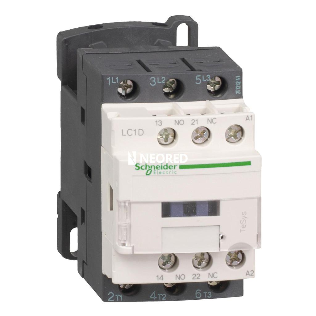 Contactor Tripolar (1na+1nc) TeSys D 9A 24Vca 50/60Hz