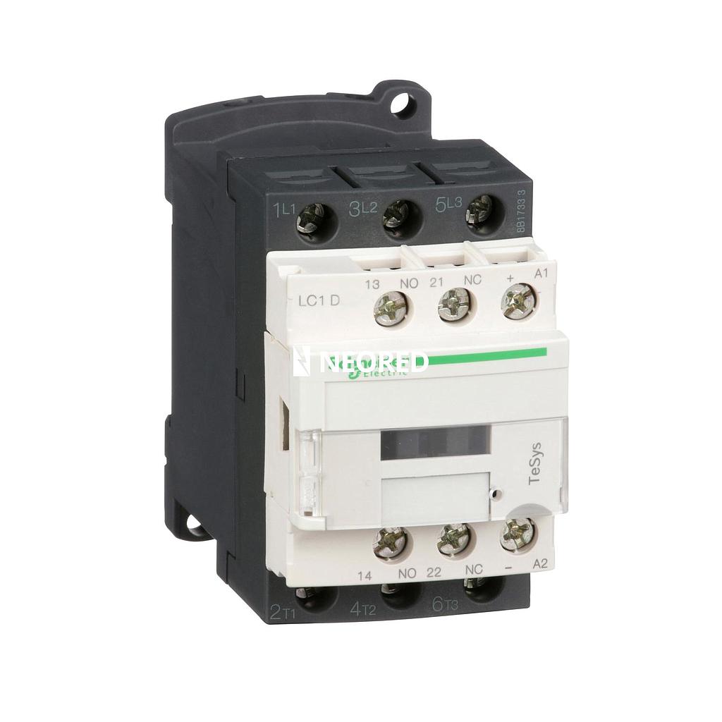 Contactor Tripolar (1na+1nc) TeSys D 12A 24 Vcc 