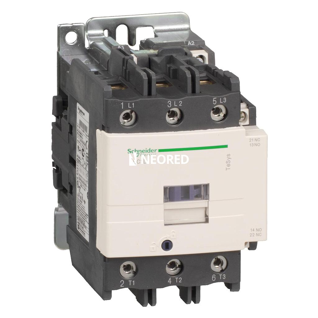 Contactor Tripolar (1na+1nc) TeSys D 80A 24 Vca 50/60Hz 