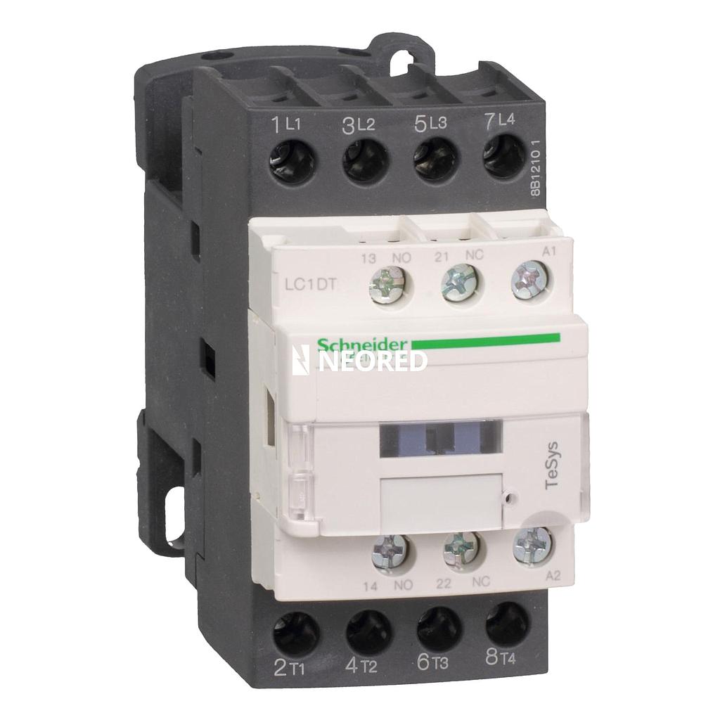 CONTACTOR 20A AC1 4P 1NA/1NC 24V 50/60HZ