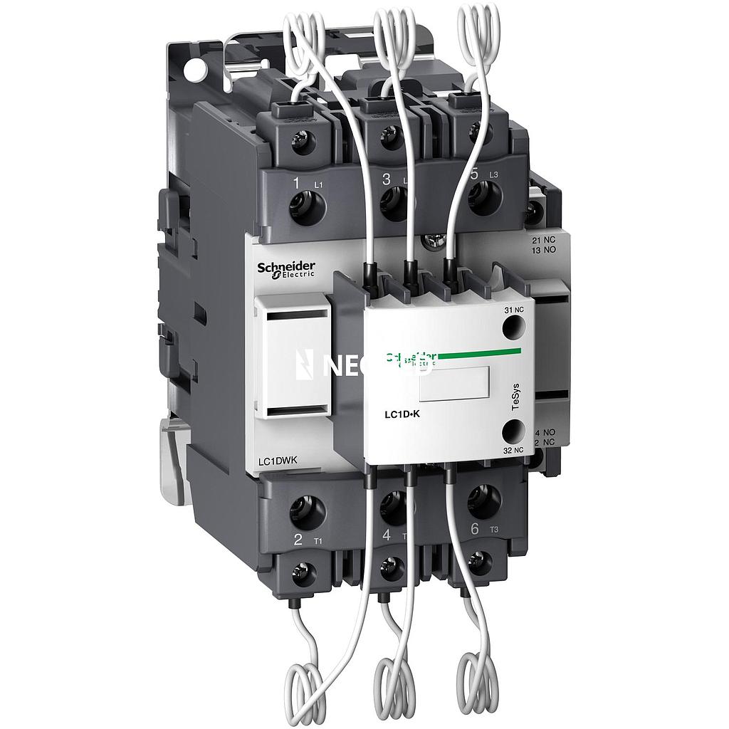 Contactor p/ Cap (1na+2nc) TeSys D 60kVAR 220 Vca 50/60Hz 