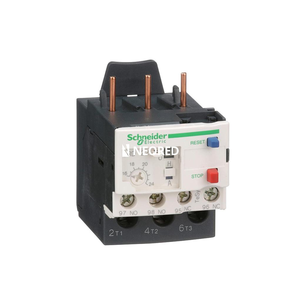 Relé Térmico para Contactor de 17 a 25 A-Línea TeSys D