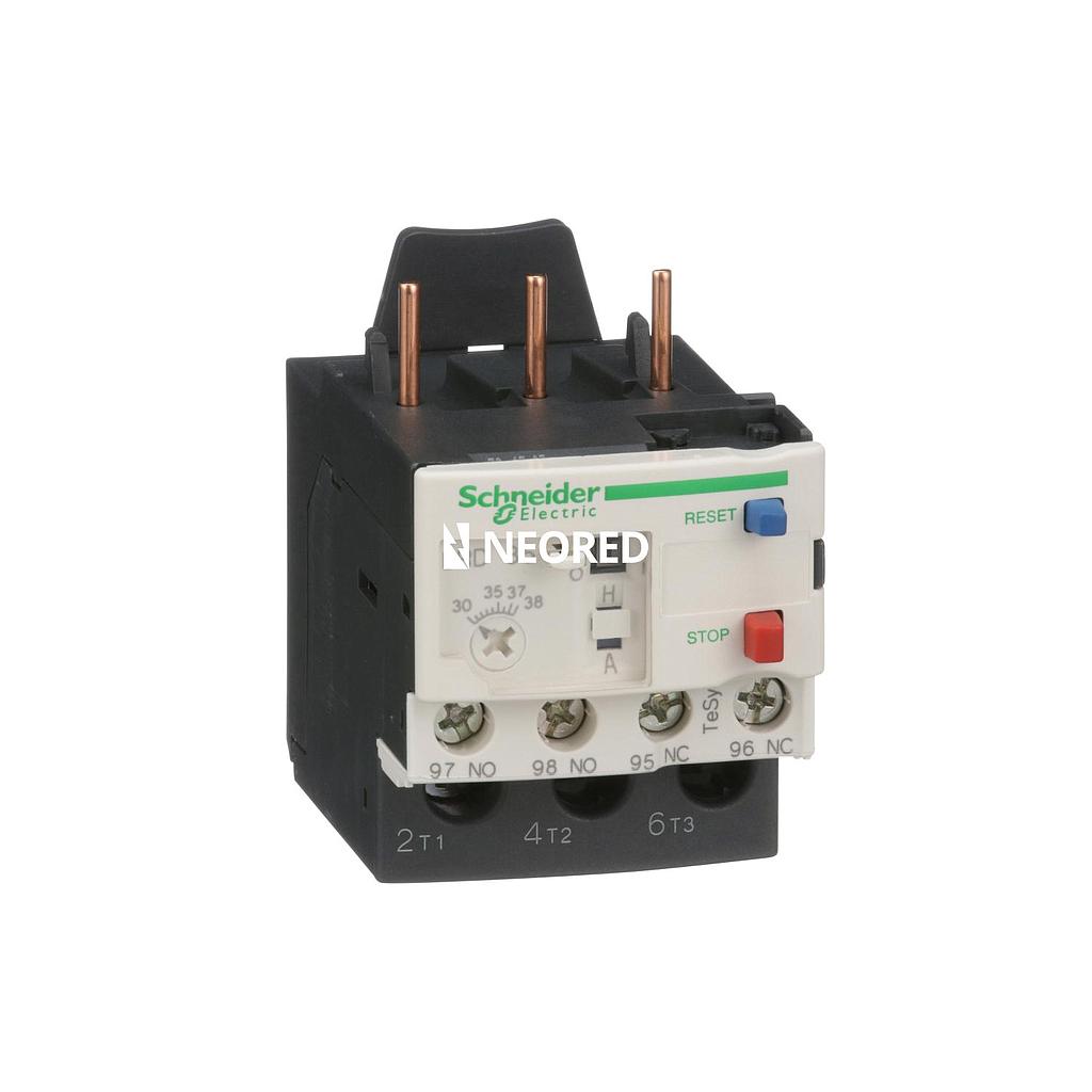 Relé Térmico para Contactor de 30 a 38 A-Línea TeSys D