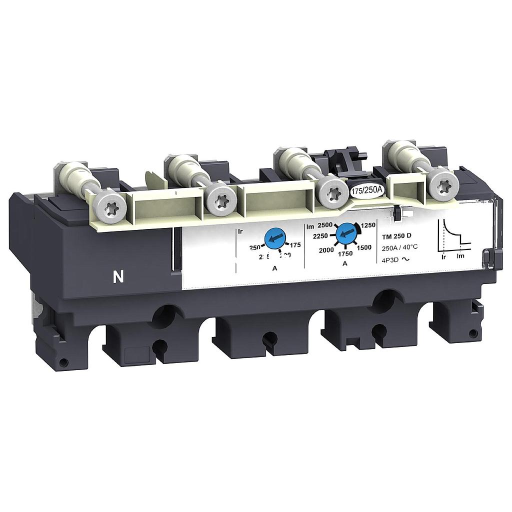 Dis-Relé de Protección para Int. Caja Moldeada  TMD 100 A 4P4D