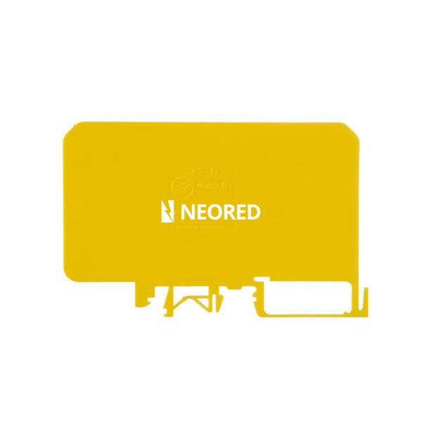 Separador 97x63mm. espesor de 1mm. color amarillo. SE2-D