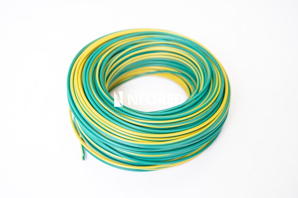 Cable Unipolar 0.75 mm Argenplas Verde Amarillo