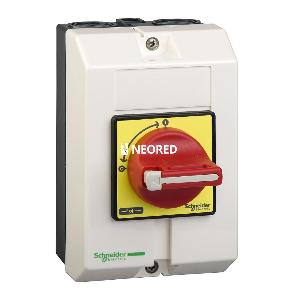  Interruptor Seccionador 3P 10 A con Caja Plástica-TeSys Vario 