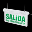 Cartel luminoso SALIDA DE EMERGENCIA Macroled 