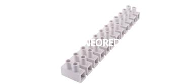 Bornera Flexible 12 Puentes 50A 380V BFNT-50 (Negra o Blanca)