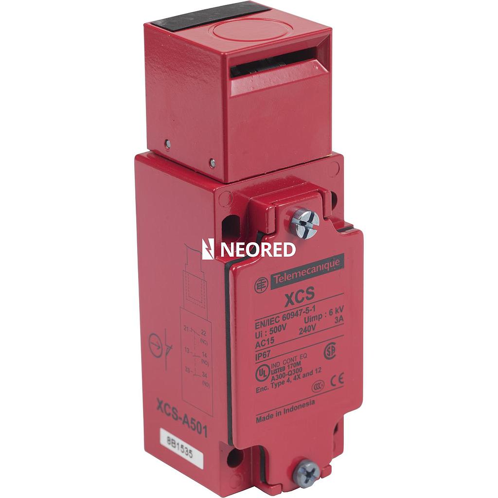 Dis-Interruptor de Posición de Seguridad Metal 1NC+1NA+1NA