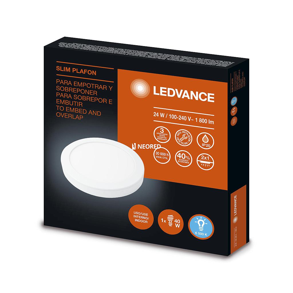 LEDVANCE SLIM PLAFON REDONDO 24W/865   G2