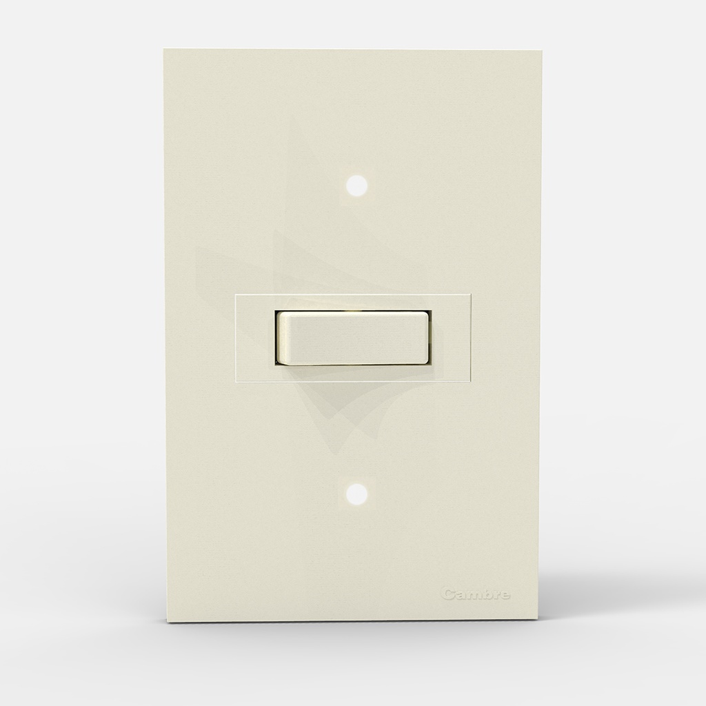 TAPA STD. 1 módulo Blanca - Siglo XXI