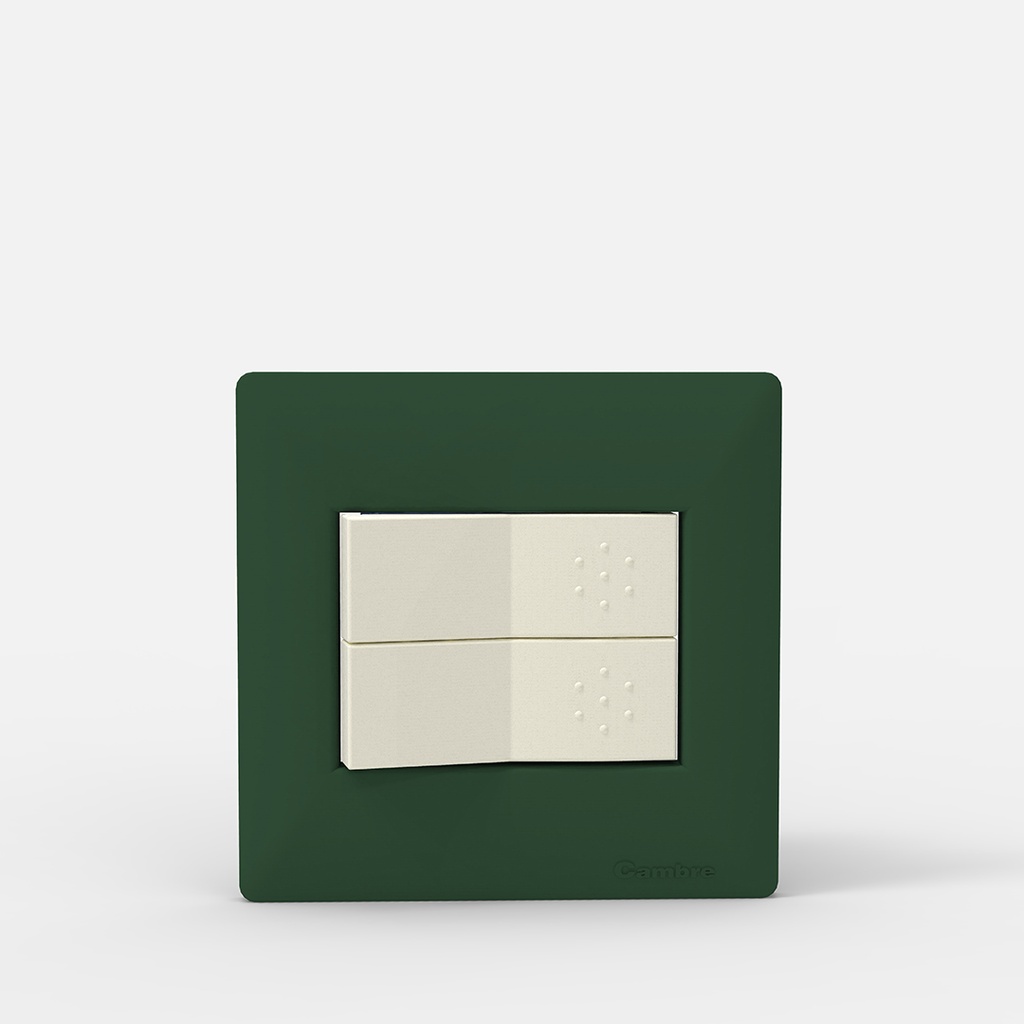 TAPA MIGNON 2 MODULOS SIGLO XXII VERDE