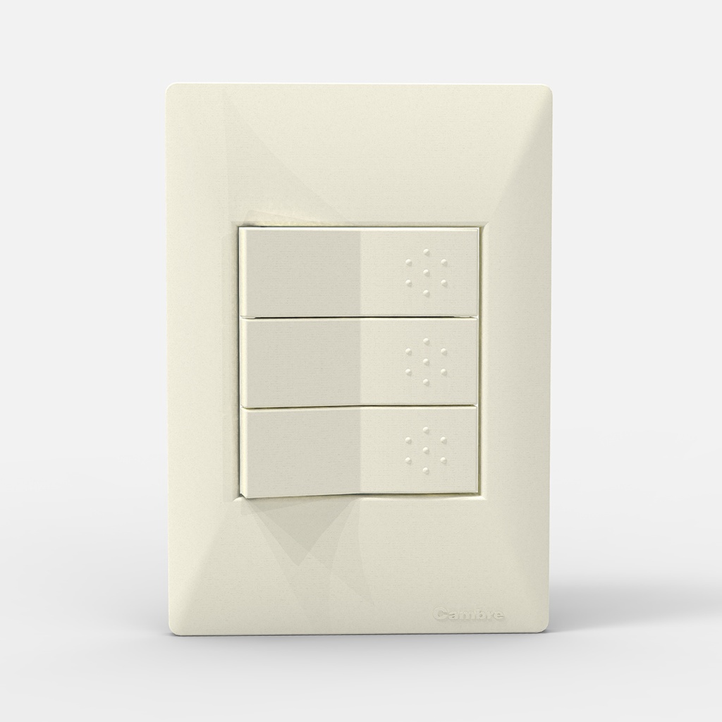 TAPA 3 MODULOS SIGLO XXII BLANCA