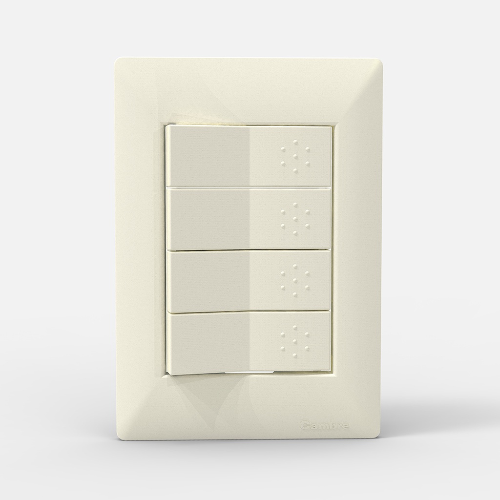 TAPA 4 MODULOS SIGLO XXII BLANCA