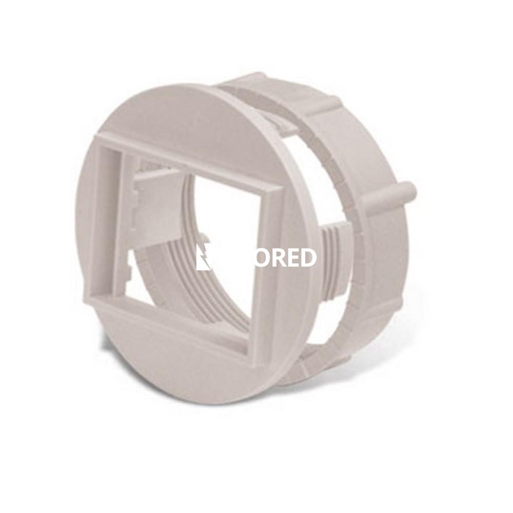 ADAPTADOR CIRCULAR P/TABLERO (Ø 60MM.) - BLANCO