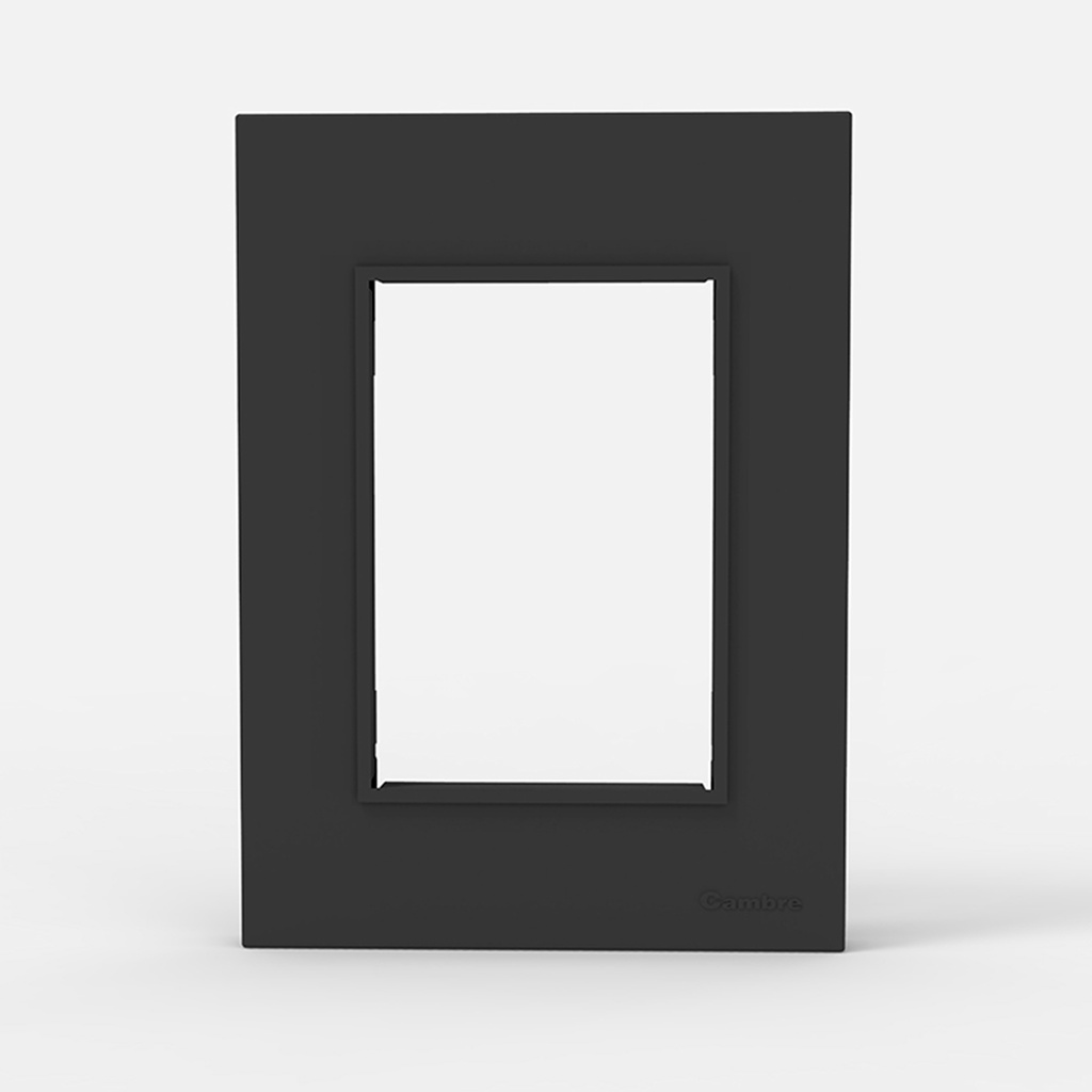 TAPA Y DISTANCIADOR BAUHAUS GRIS CON RIBETE