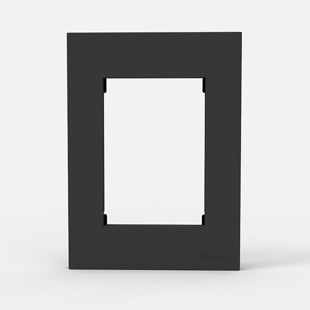 TAPA Y DISTANCIADOR BAUHAUS GRIS SIN RIBETE