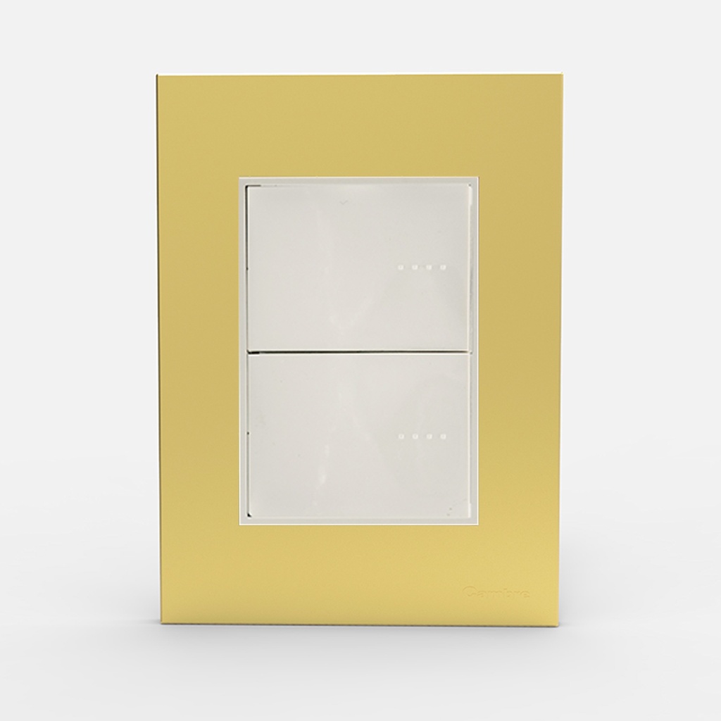 TAPA Y DISTANCIADOR BAUHAUS ORO