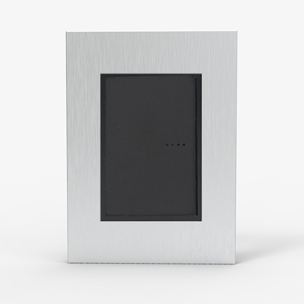 TAPA Y DISTANCIADOR BAUHAUS ALUMINIO