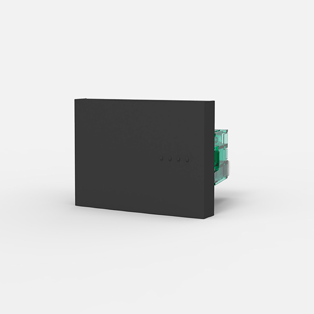 MODULO PULSADOR, TECLA DOBLE, BAUHAUS - GRIS