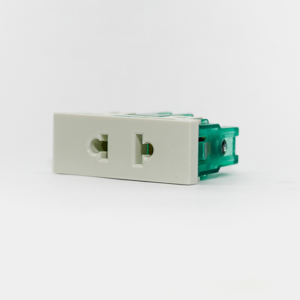 MODULO TOMA EURO-AMERICANO - BLANCA