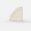 TAPA LATERAL DE PERFIL TRACK BLANCA (1 JUEGO P/BOLSA)