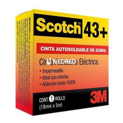 Cinta Autosoldable 43+ 3M, Baja Tensión, 19mm x 5M