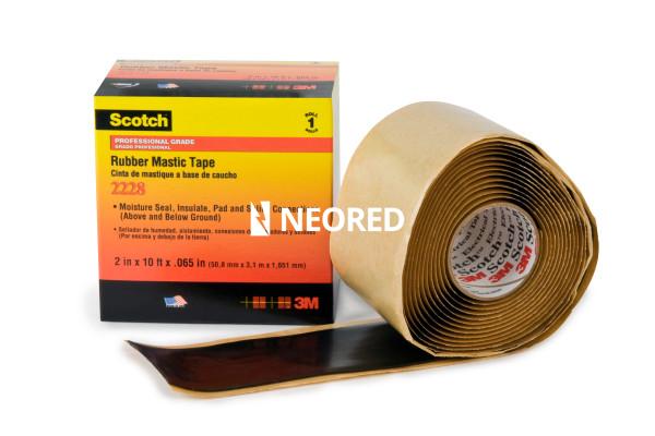 3M™ Scotch™ Cinta Eléctrica de Mastic de Goma 2228, 50.8 mm x 3 m