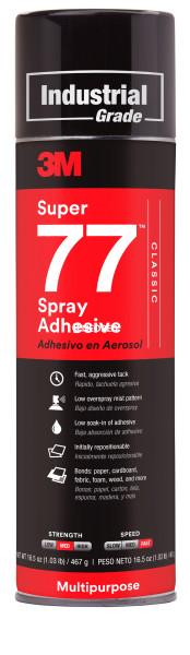 Adhesivo en Spray Super 77™ 3M™, 467gr - 710 cc