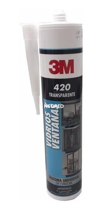 3M™ Sellador de Silicona Universal 420 Transparente - 280ml