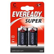 Pila Carbón Eveready CZN C Blister x2