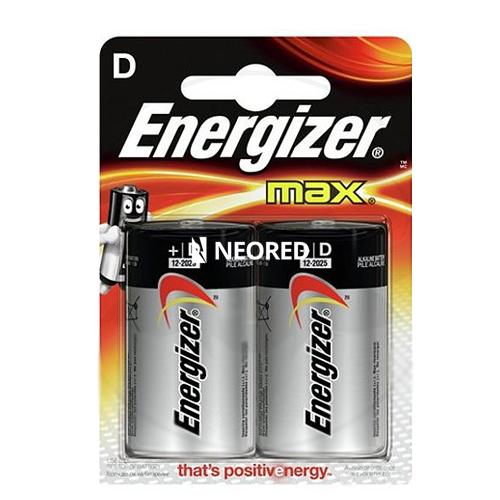Pila Alcalina Energizer D E95 Blister x2