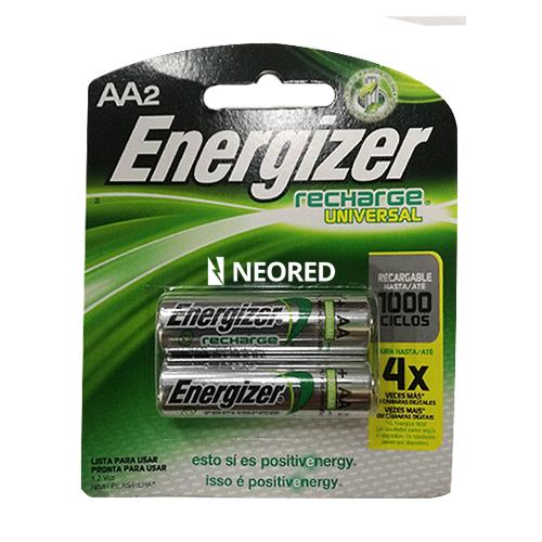 Pila Recargable Energizer AA NH15 Blister x2 2000mAh