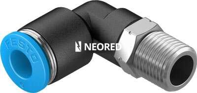 Racor rápido roscado en L - QSL-1/8-6