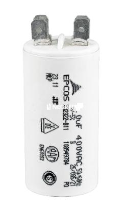 Capacitor monofásico EPCOS 400V 6uF 30 x 62mm