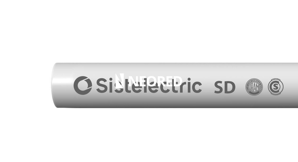 Tubo rígido SISTELECTRIC SD ø22mm x metro