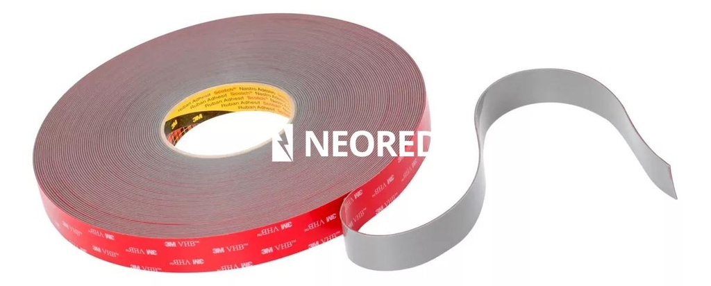 Cinta de Espuma Acrílica GPH-110GF 3M™ 1/2 IN X 36 YD