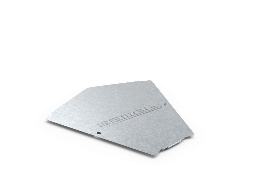 TAPA P/CURVA PLANA SMARTTRAY DE 50mm A 45º #22