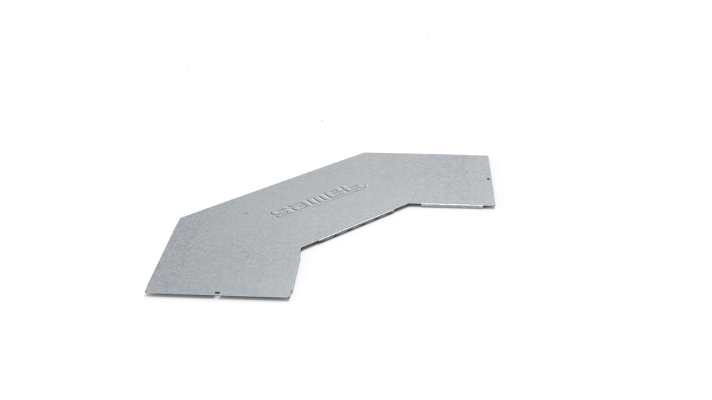 TAPA P/CURVA PLANA ESCALERA SMARTTRAY DE 150mm A 90º #22 ZINGRIP
