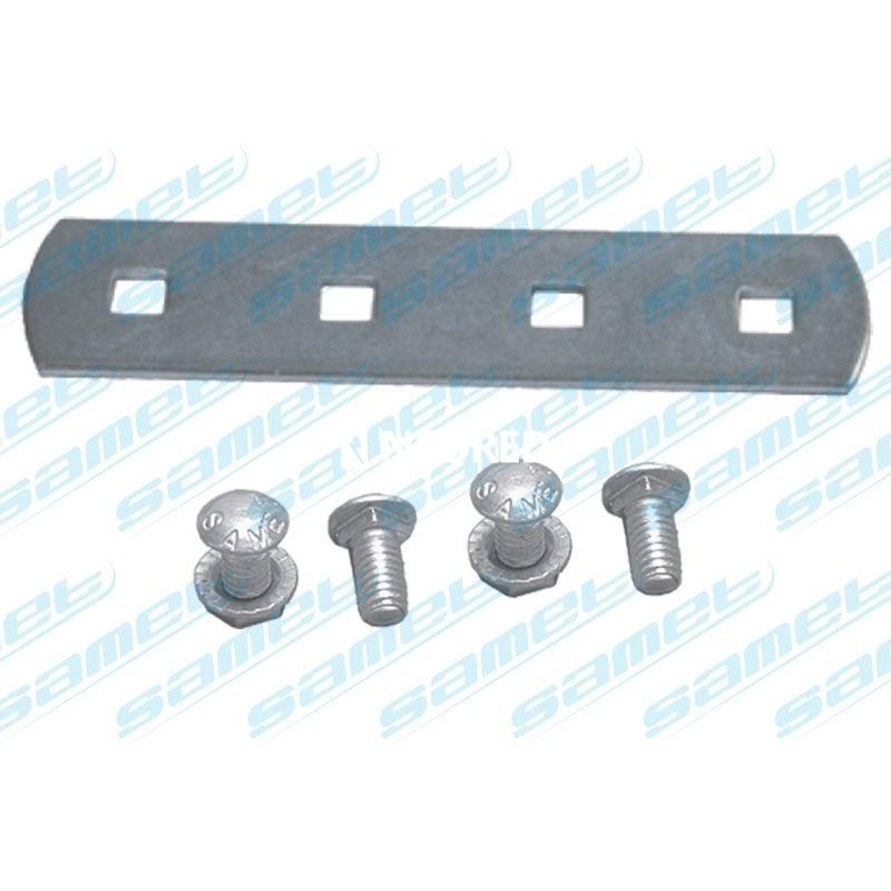 Dis-CUPLA DE UNION PARA ALA 92mm Y 64mm GALVANIZADO CON BULONERIA