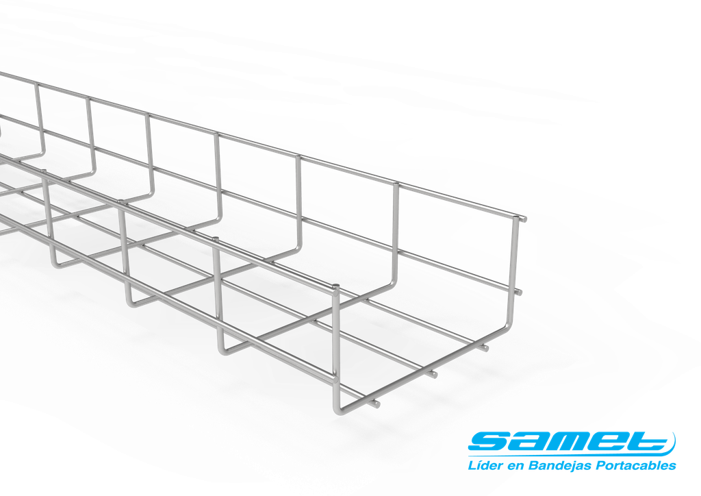 TRAMO DE ALAMBRE DE 100mm ALA 75mm @ 4mm GALVANIZADO