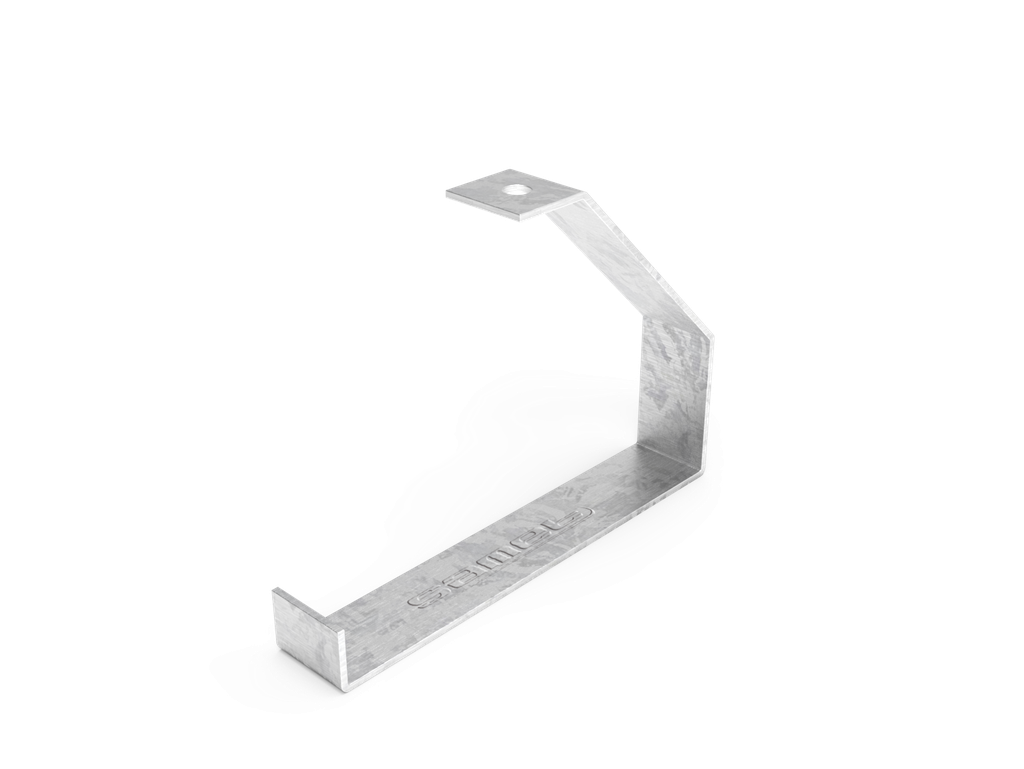 GRAMPA DE SUSP. P/TRAMO PERF. DE 150mm GALV.